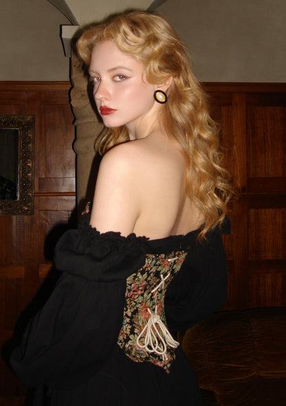 Flower &amp; Mirror Corset