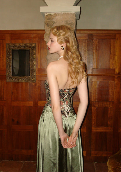 Flower &amp; Mirror Skirt