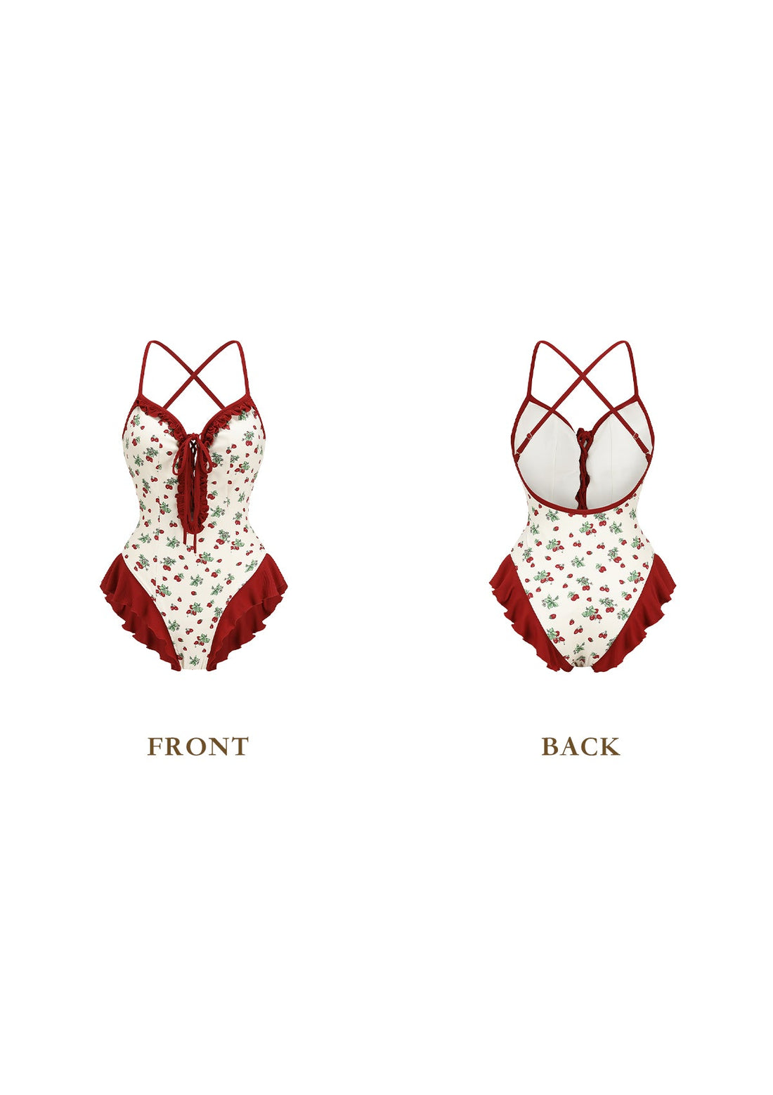 Vibrant Strawberry Bodysuit