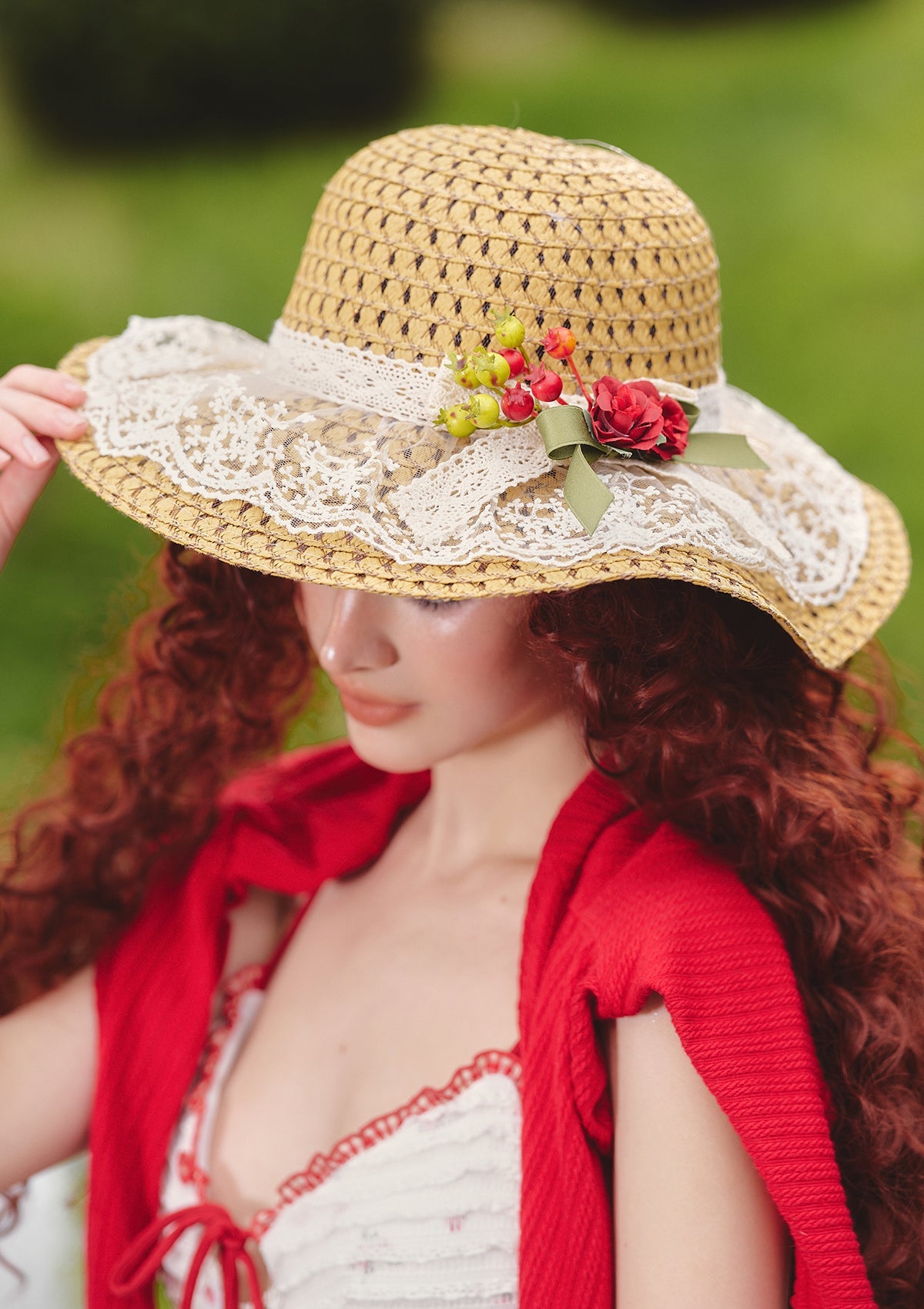 Jasminette &amp; Cherry Hat