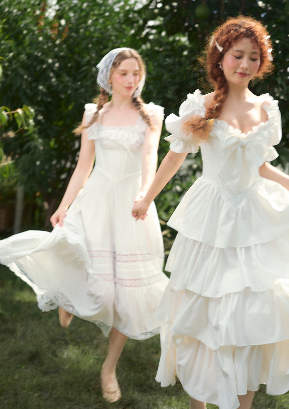 &quot;Pure White&quot; Coral Island Corset Dress