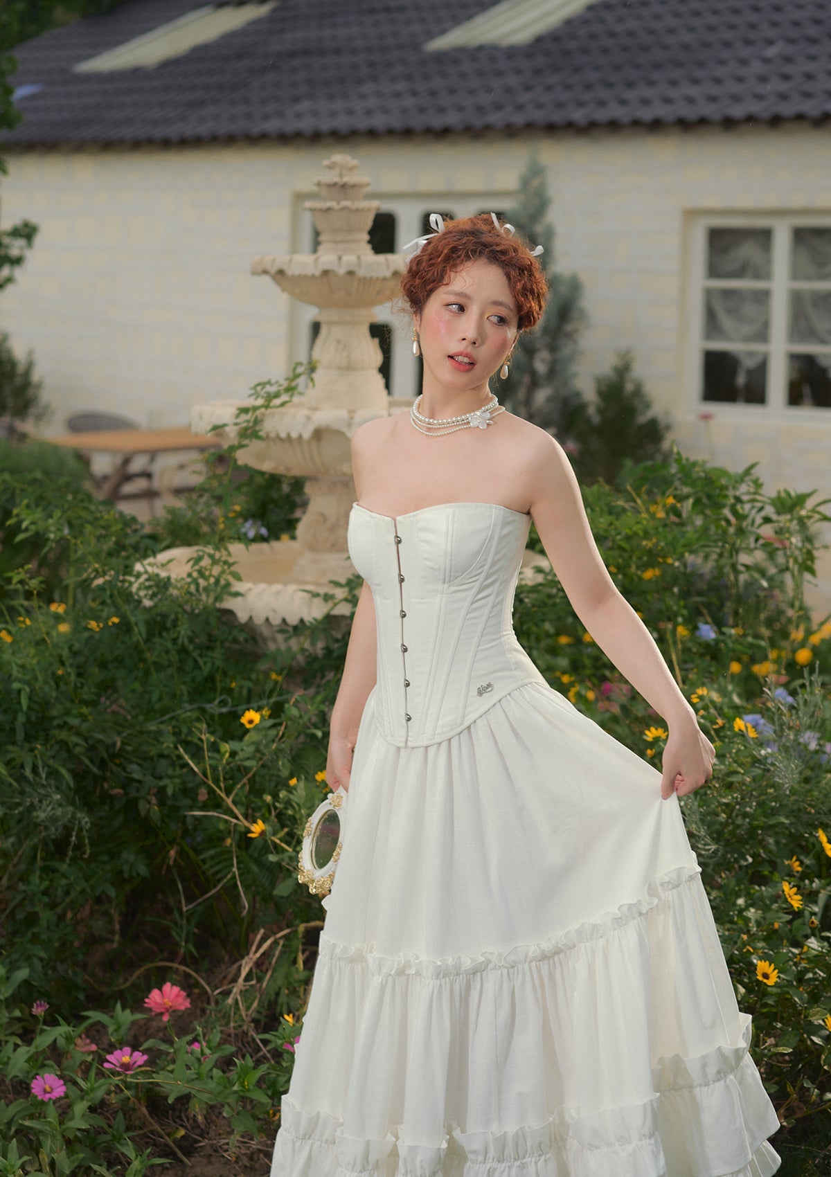 &quot;Pure White&quot; Cynthia Skirt