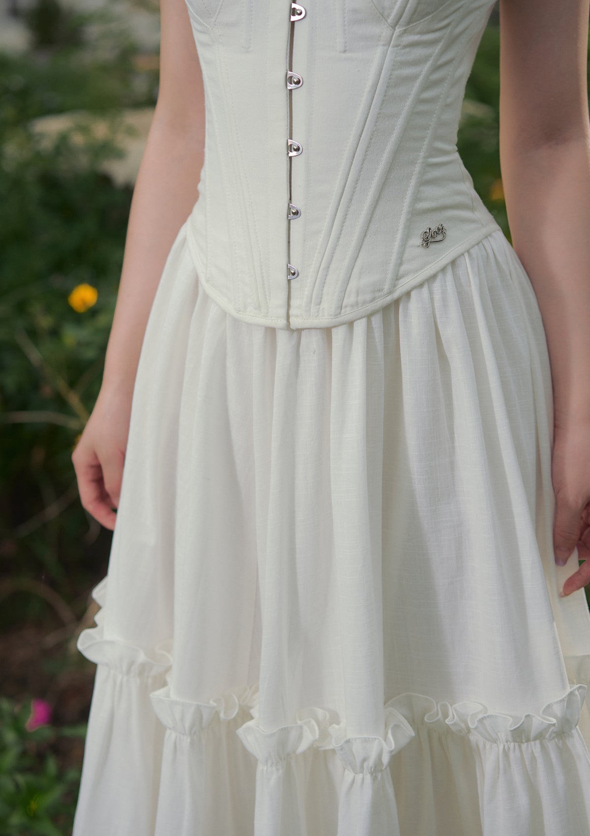 &quot;Pure White&quot; Cynthia Skirt