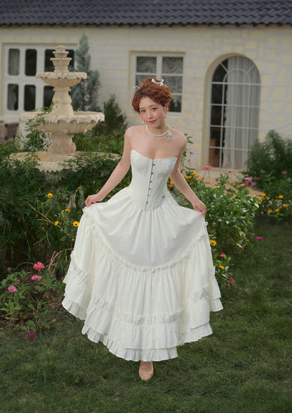&quot;Pure White&quot; Cynthia Skirt