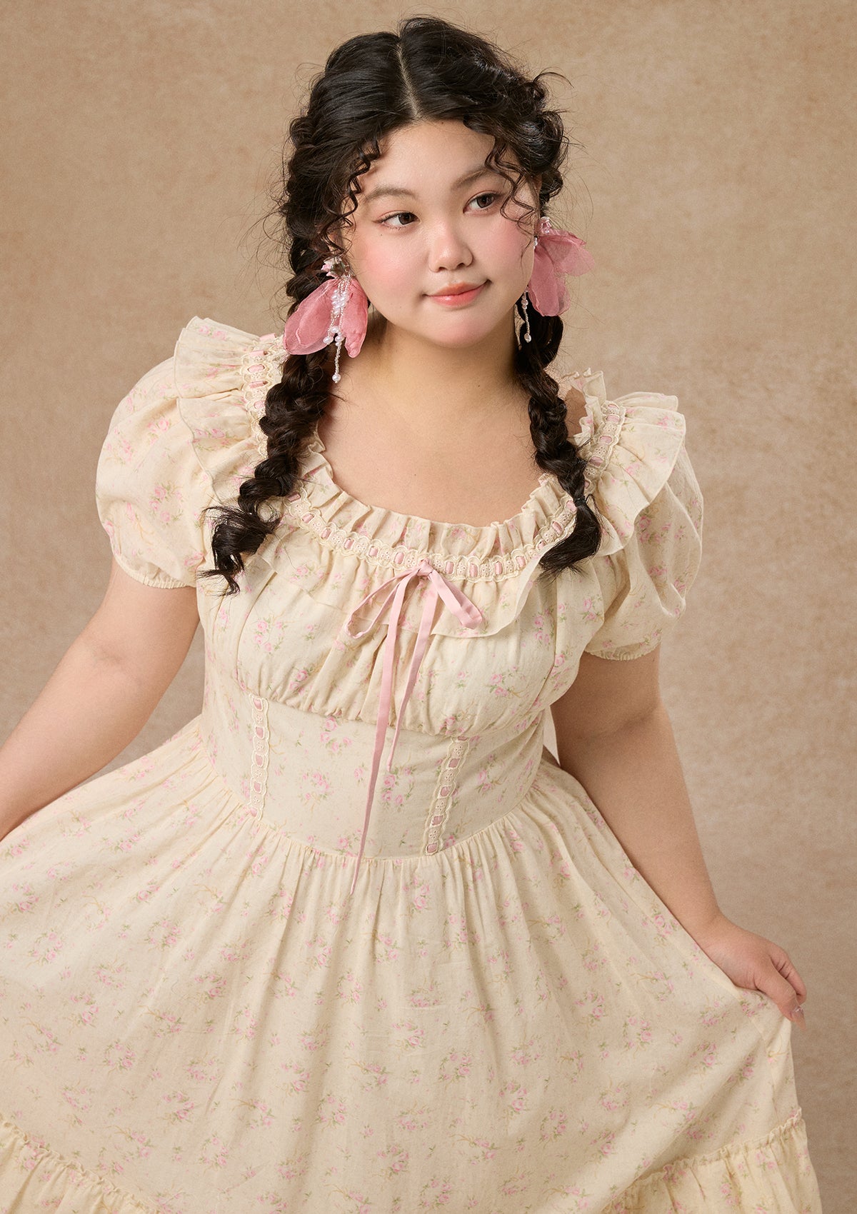 Curve&amp;Plus Flower&amp;Poetry Corset Dress