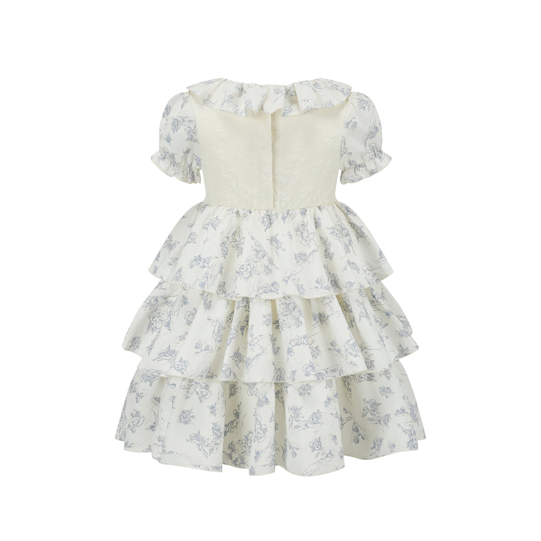 Toddler Girl Blue Dollhouse Corset Dress