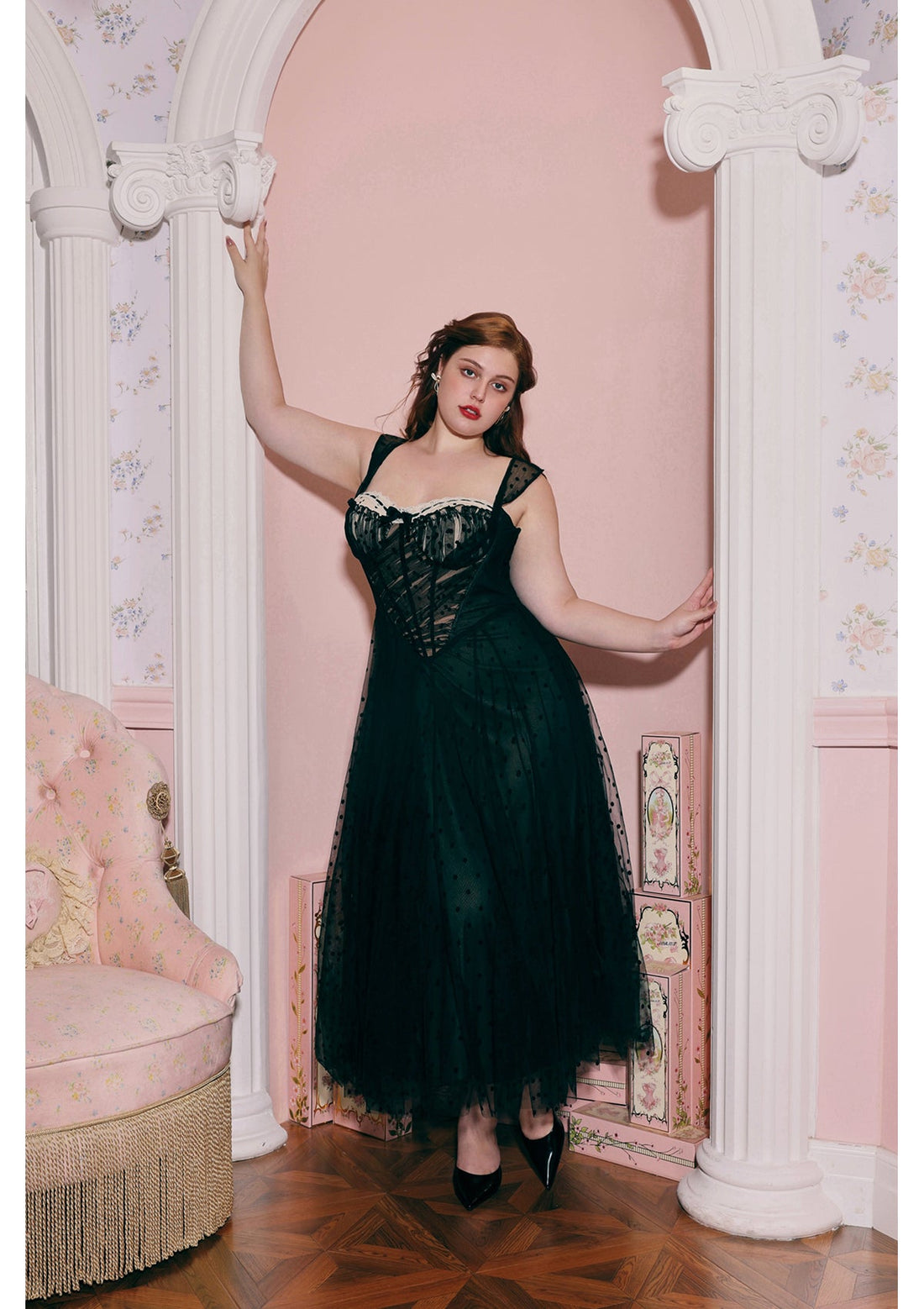 Curve &amp; Plus Dream Harbor Midnight Dress