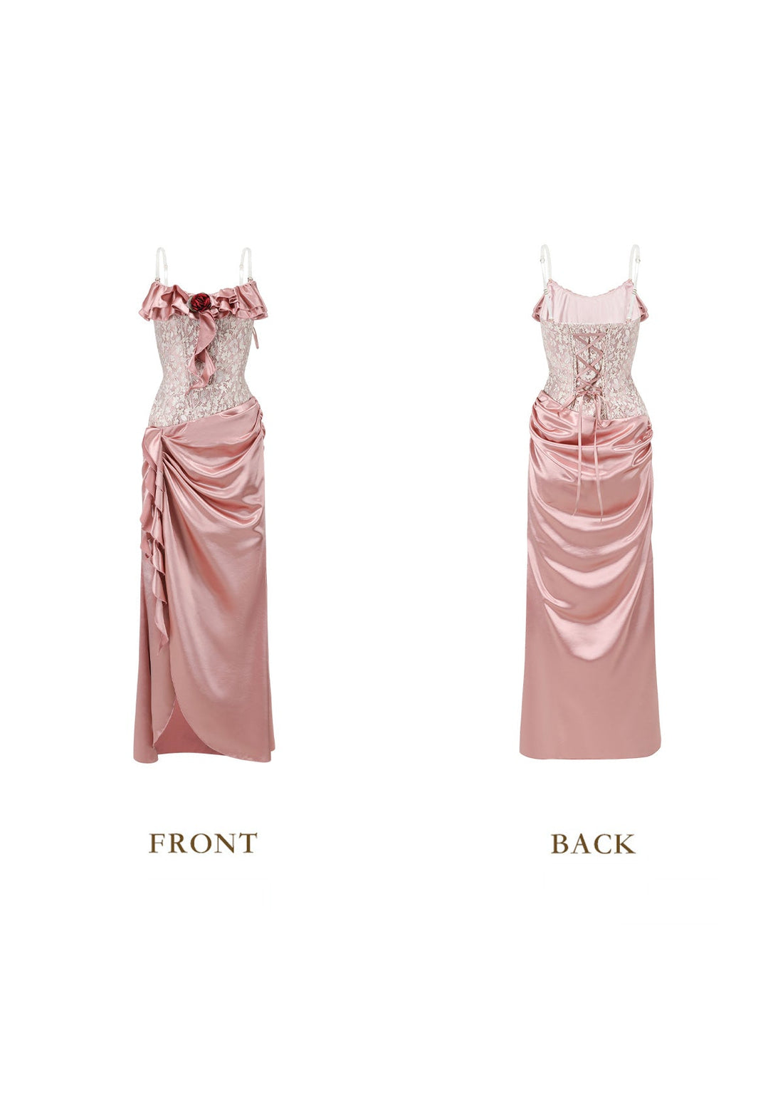 &quot;Nocturnal Talk Garden&quot; Fish Tail Dress