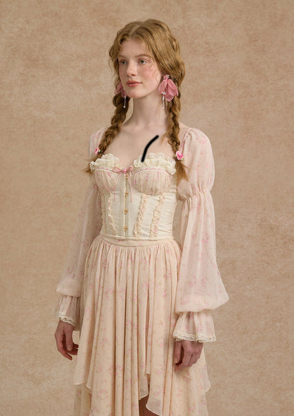Girl Floral Notes Corset