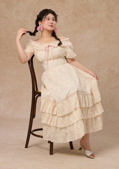 Curve&amp;Plus Flower&amp;Poetry Corset Dress