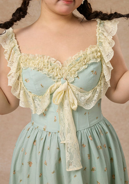 Curve&amp;Plus Woodland Fairy Corset Dress (sleeveless)