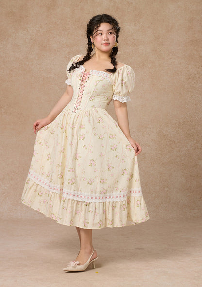 Curve &amp; Plus Kapok Diary Corset Dress