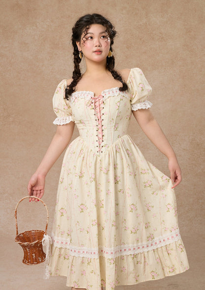 Curve &amp; Plus Kapok Diary Corset Dress