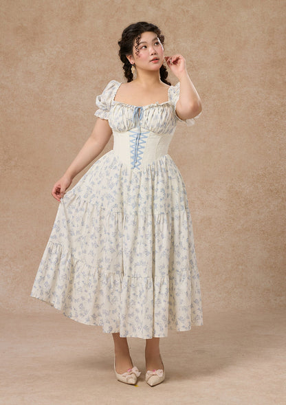 Curve&amp;Plus Blue Dollhouse Corset Dress (Long)