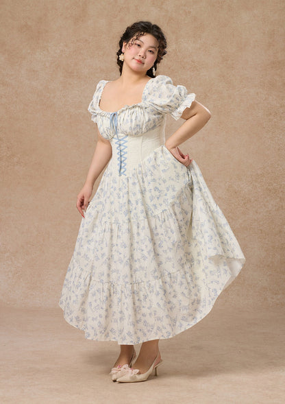 Curve&amp;Plus Blue Dollhouse Corset Dress (Long)