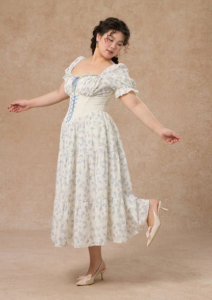 Curve&amp;Plus Blue Dollhouse Corset Dress (Long)