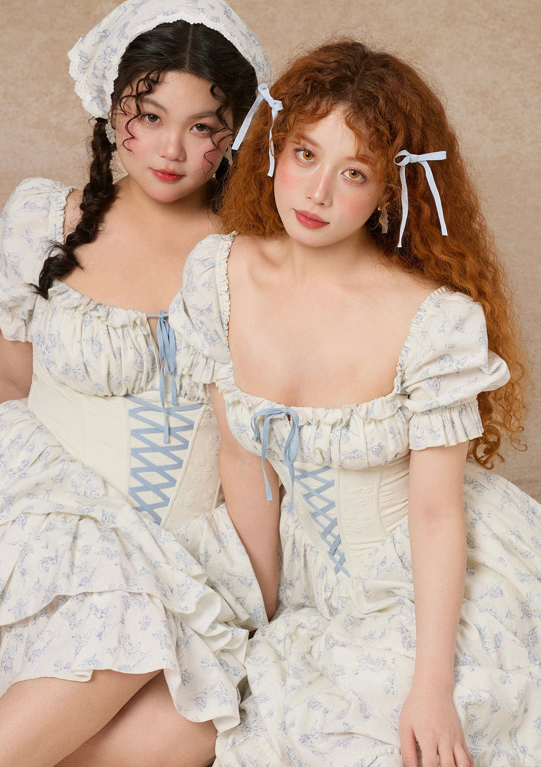 Curve&amp;Plus Blue Dollhouse Corset Dress (Short)