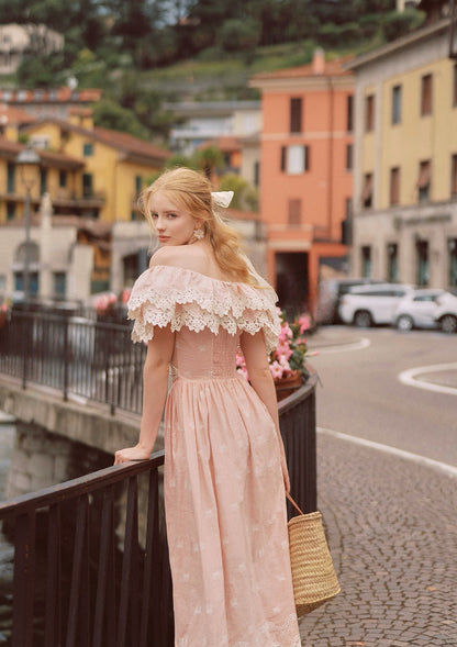 Pink Champagne Corset Dress