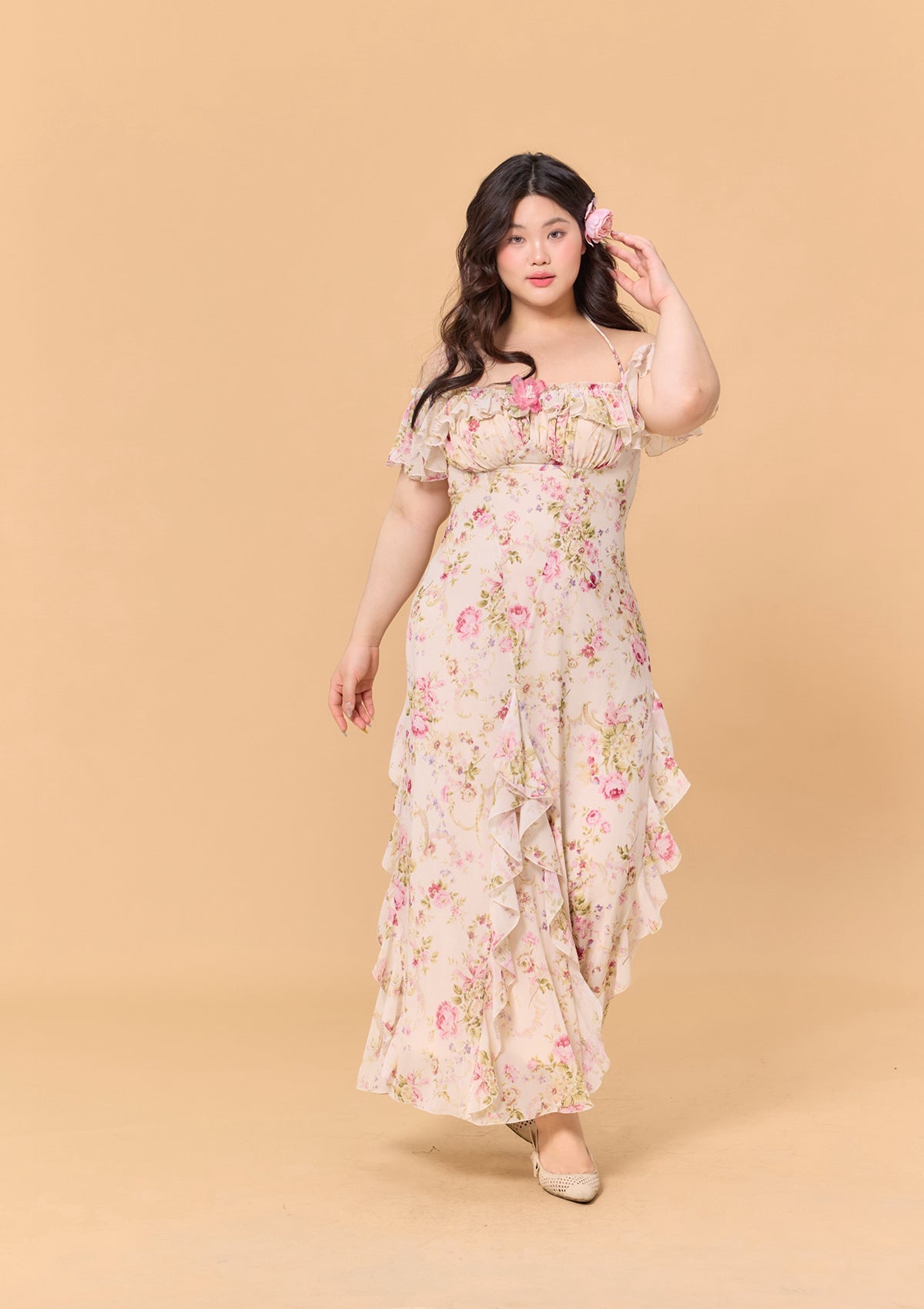 Curve &amp; Plus Blooming in the Sun Dress