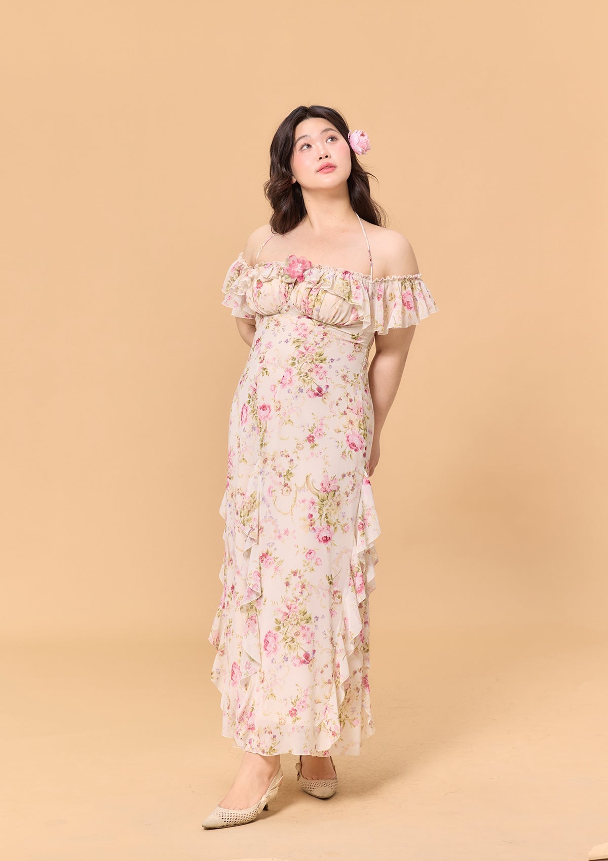 Curve &amp; Plus Blooming in the Sun Dress
