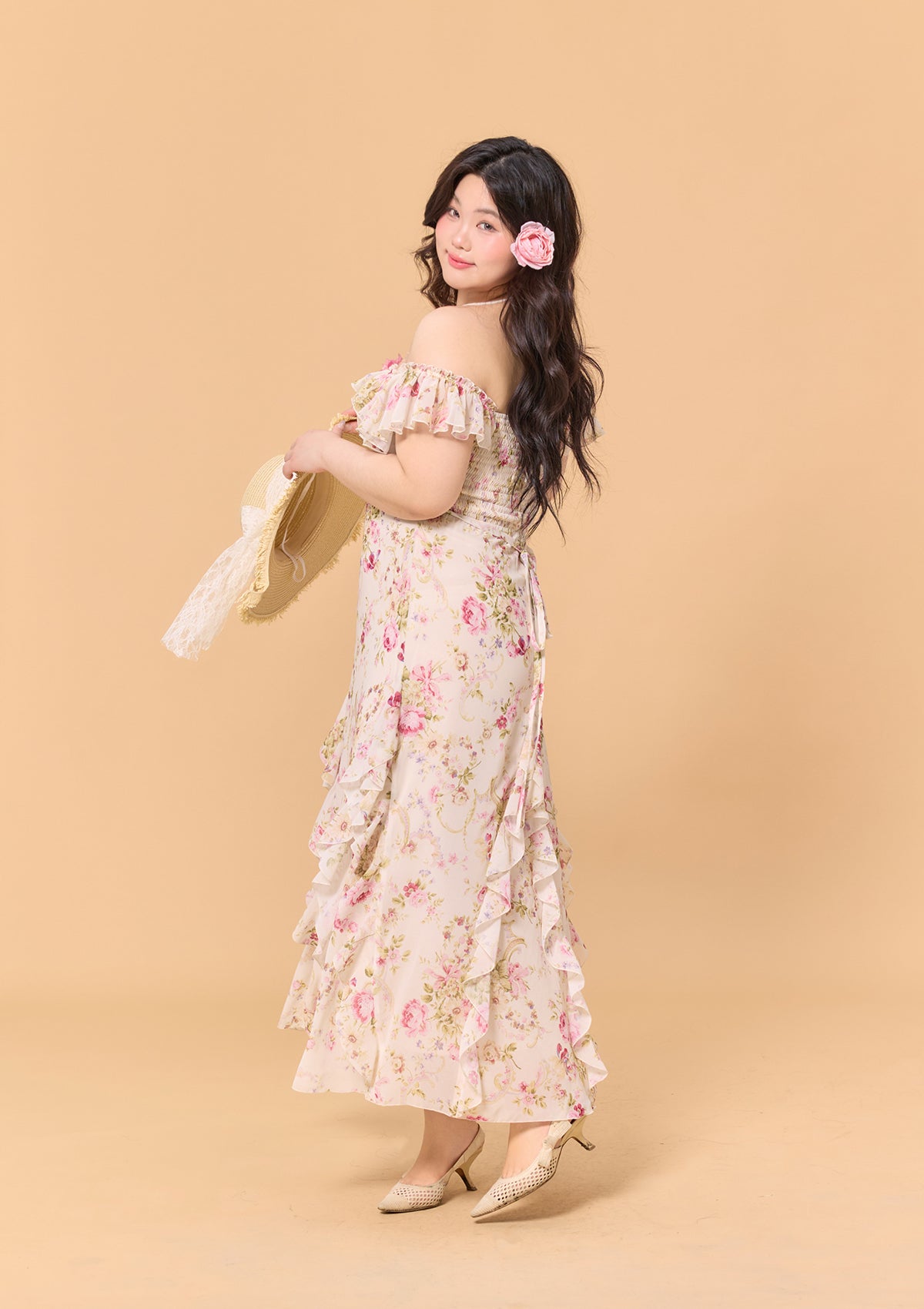 Curve &amp; Plus Blooming in the Sun Dress