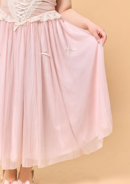 Curve &amp; Plus Pink Mist Fairy Dress
