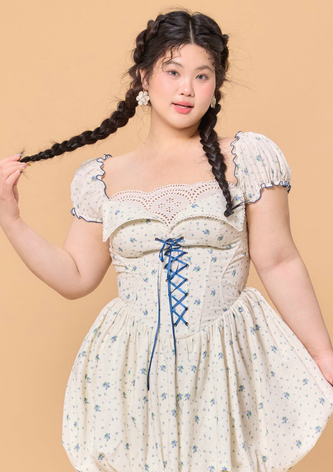 Curve &amp; Plus Blueberry Jam Jar Dress