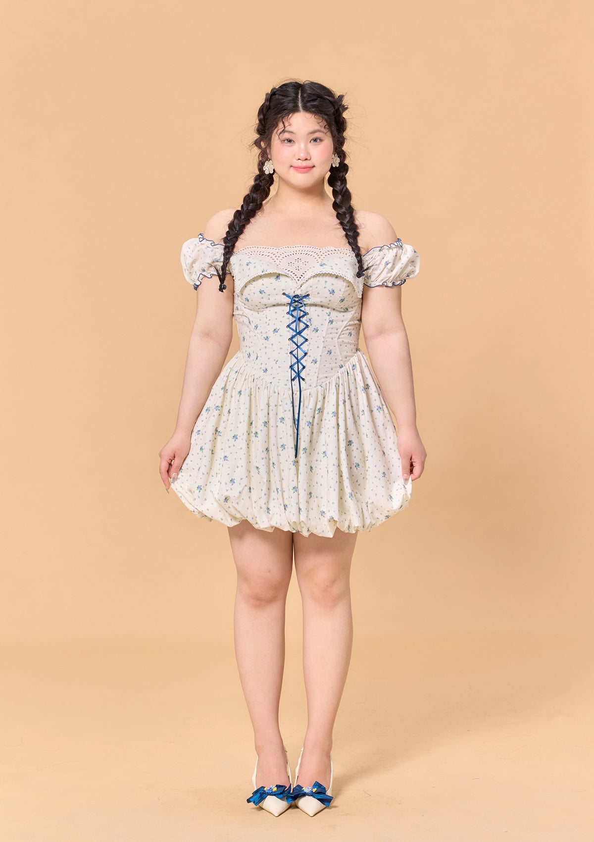Curve &amp; Plus Blueberry Jam Jar Dress