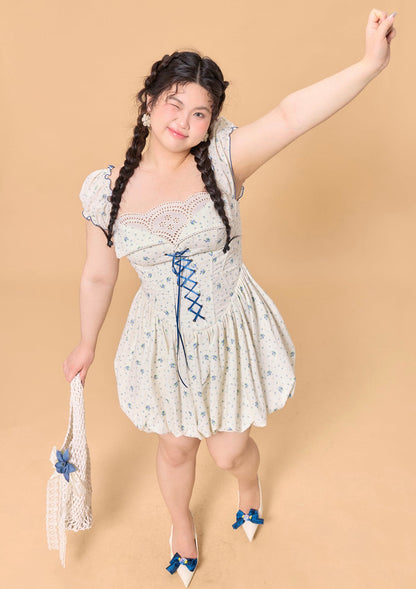 Curve &amp; Plus Blueberry Jam Jar Dress