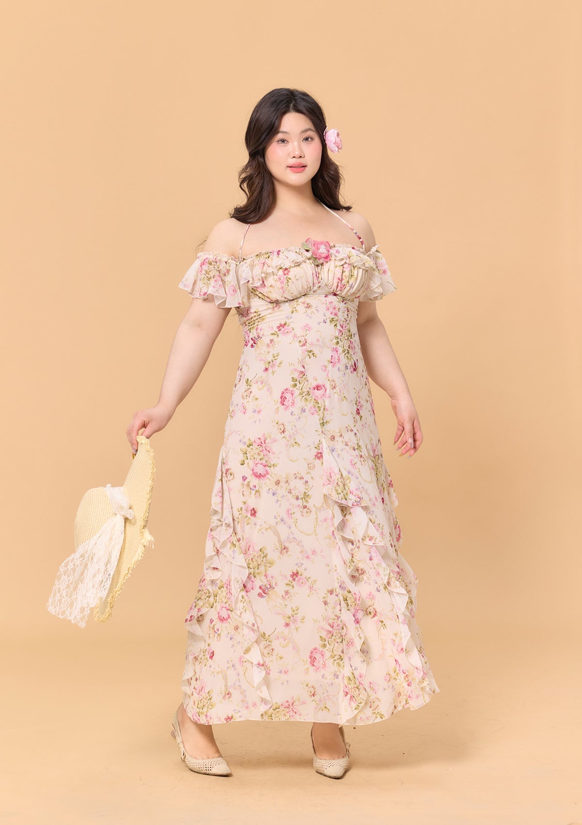 Curve &amp; Plus Blooming in the Sun Dress