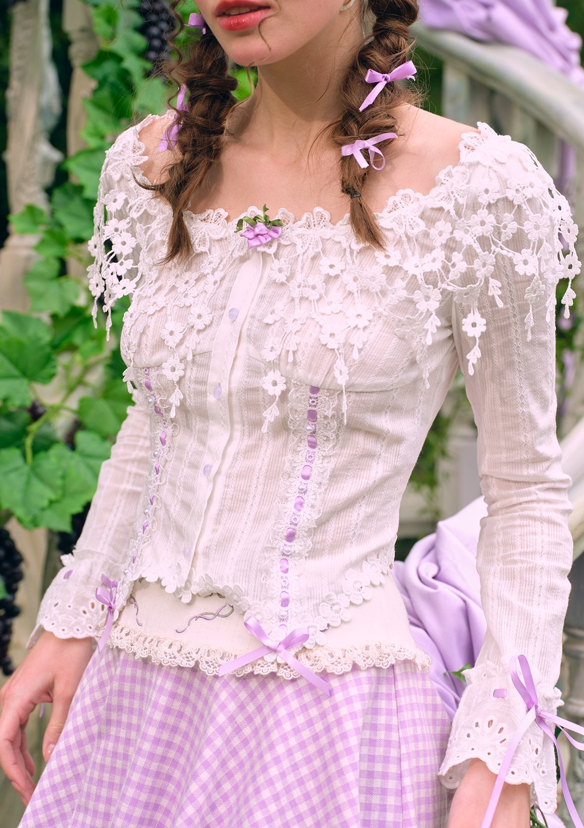 Flower Vine &amp; Wind Song Top