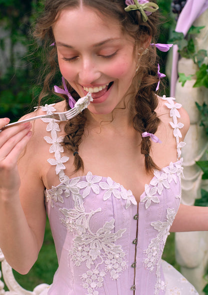 Curve &amp; Plus Ice Grape Corset