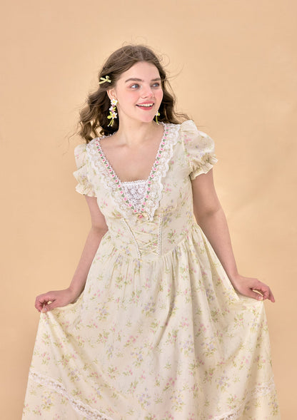 Curve &amp; Plus Garden Tea Party Corset Dress