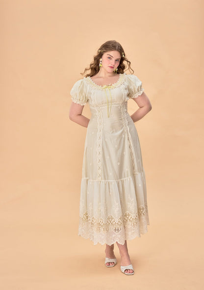 Curve &amp; Plus Green Grapes Dress