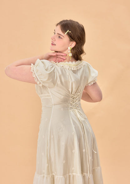 Curve &amp; Plus Green Grapes Dress