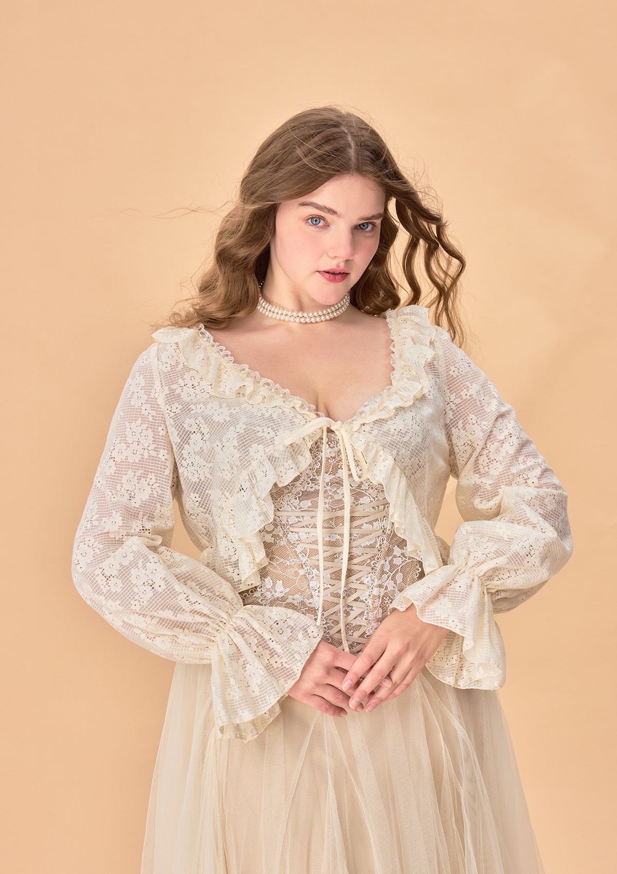 Curve &amp; Plus All-purpose Herb Sauce Cardigan