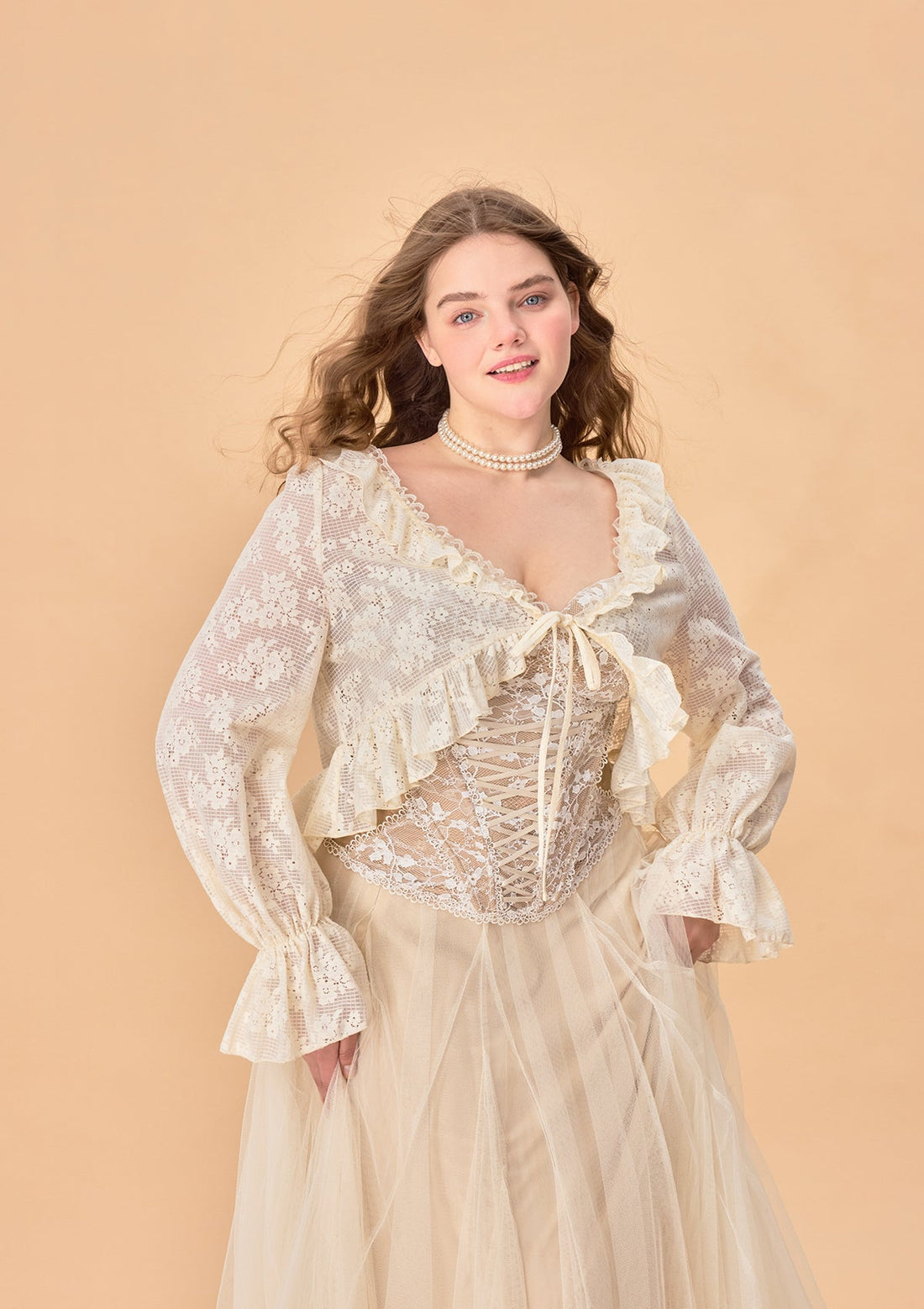 Curve &amp; Plus All-purpose Herb Sauce Cardigan