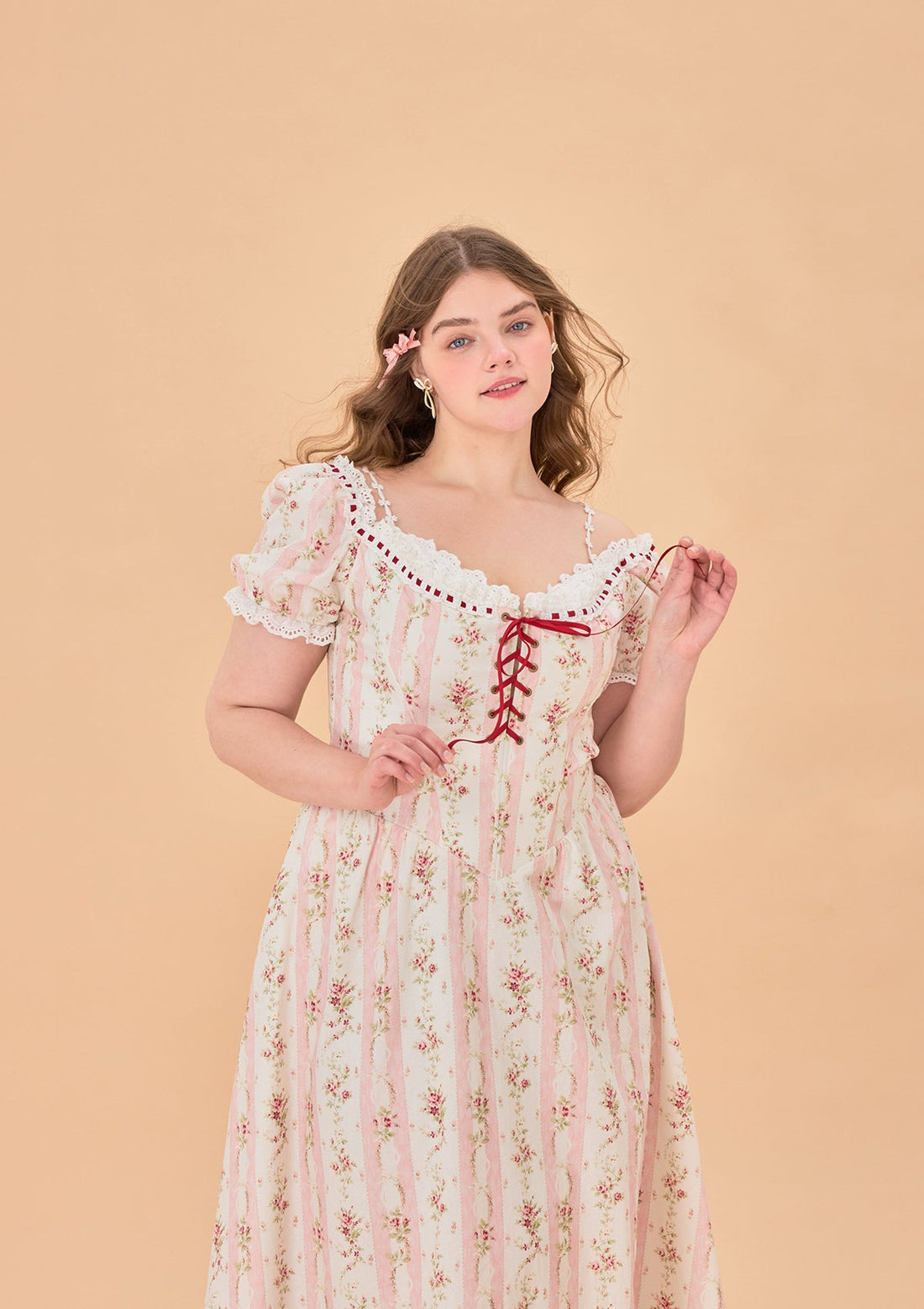Curve &amp; Plus Audrey Tea Party Corset Dress