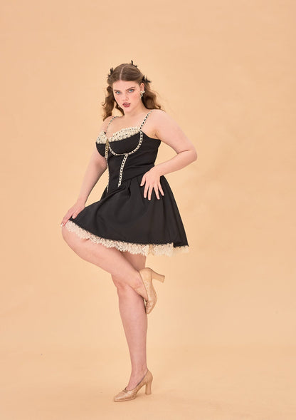 Curve &amp; Plus Kate the Schemer Corset Dress