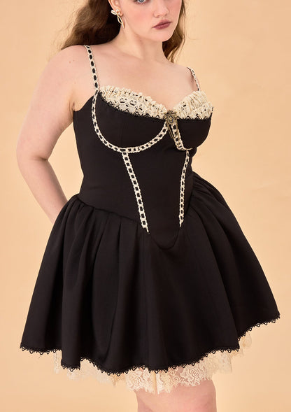Curve &amp; Plus Kate the Schemer Corset Dress