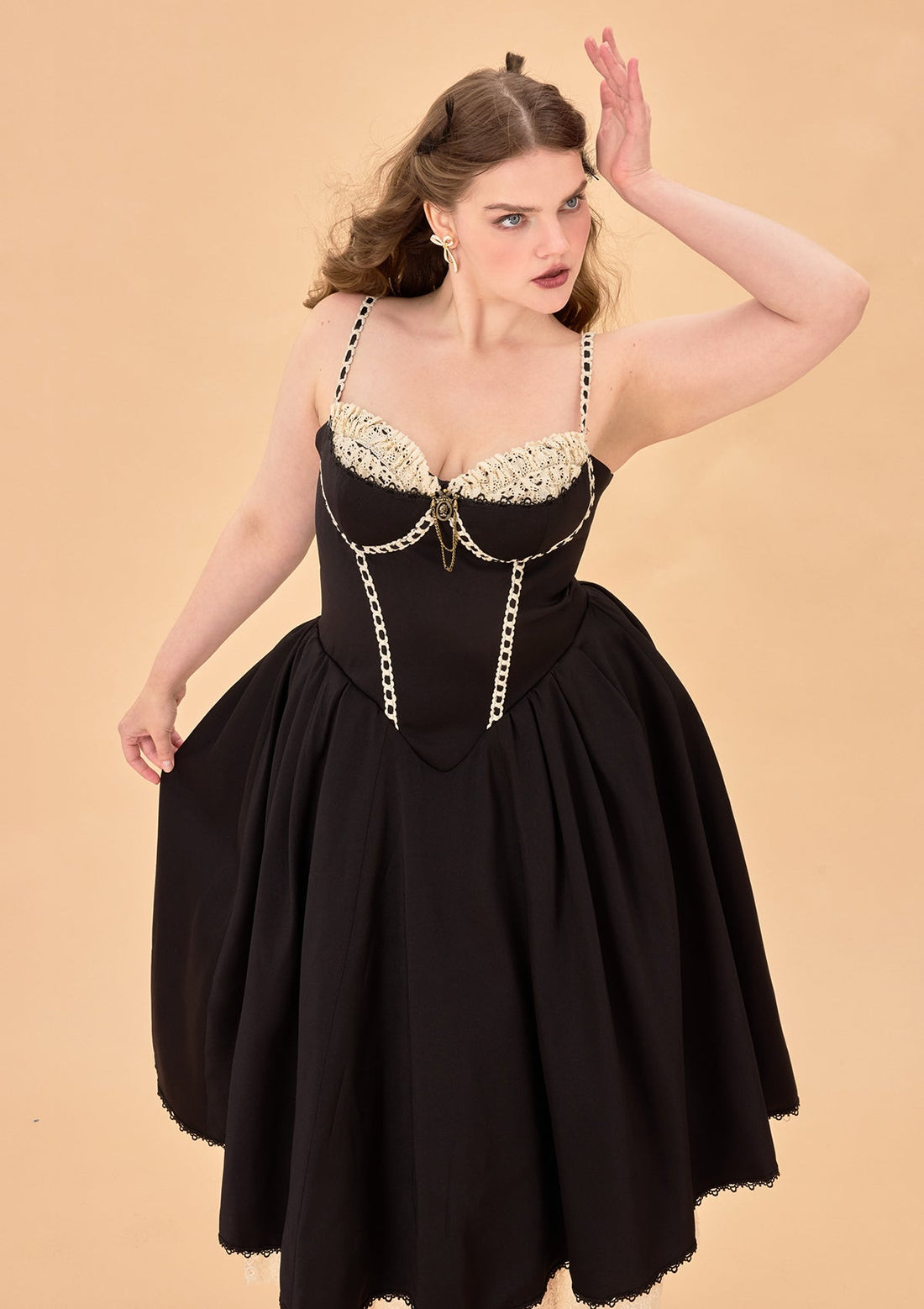 Curve &amp; Plus Kate the Schemer Corset Dress