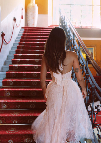 Lace Lover Letter Corset Dress