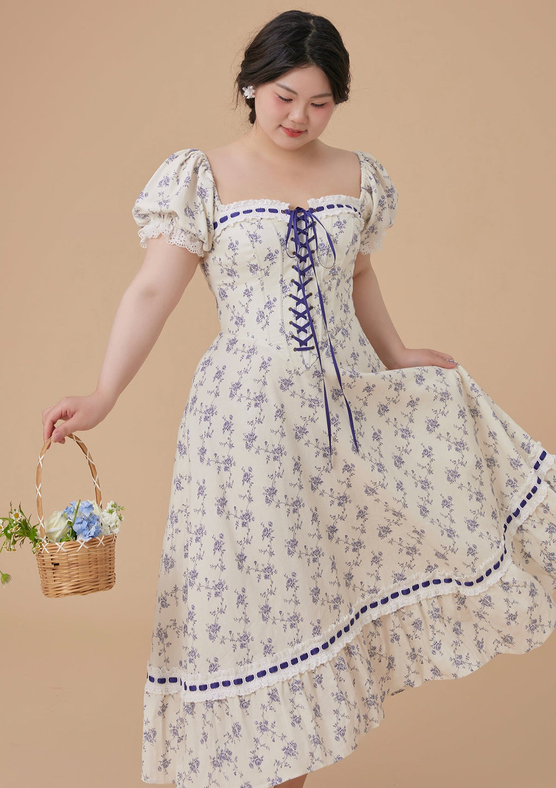 Curve &amp; Plus Petrea Volubilis Corset Dress