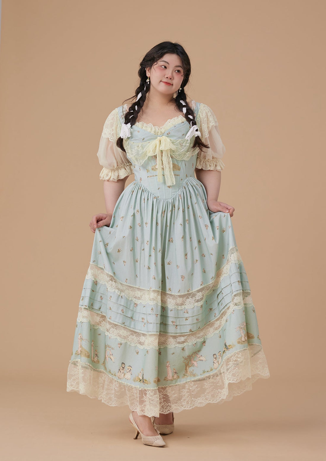 Curve &amp; Plus Woodland Fairy Dress