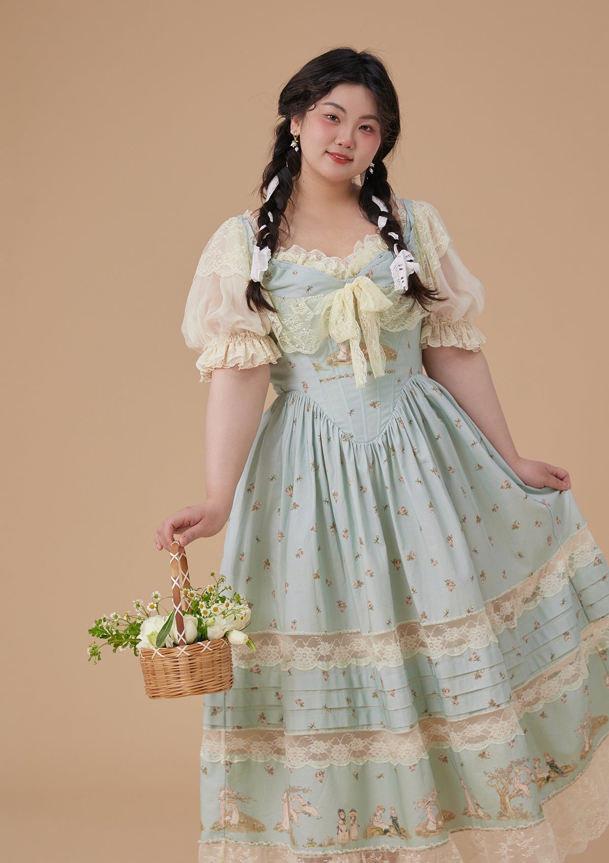 Curve &amp; Plus Woodland Fairy Dress